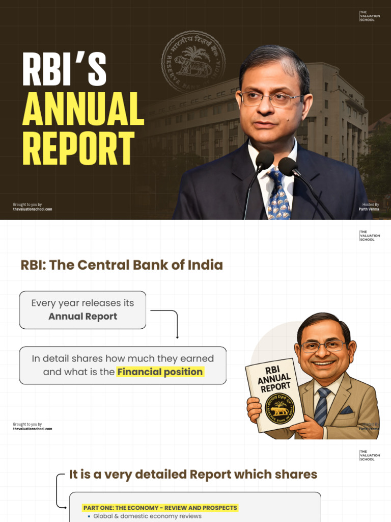 RBI Annual Report 2024-25 Overview | PDF | Reserve Bank Of India ...