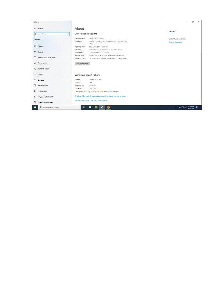 Computer Specifications | PDF