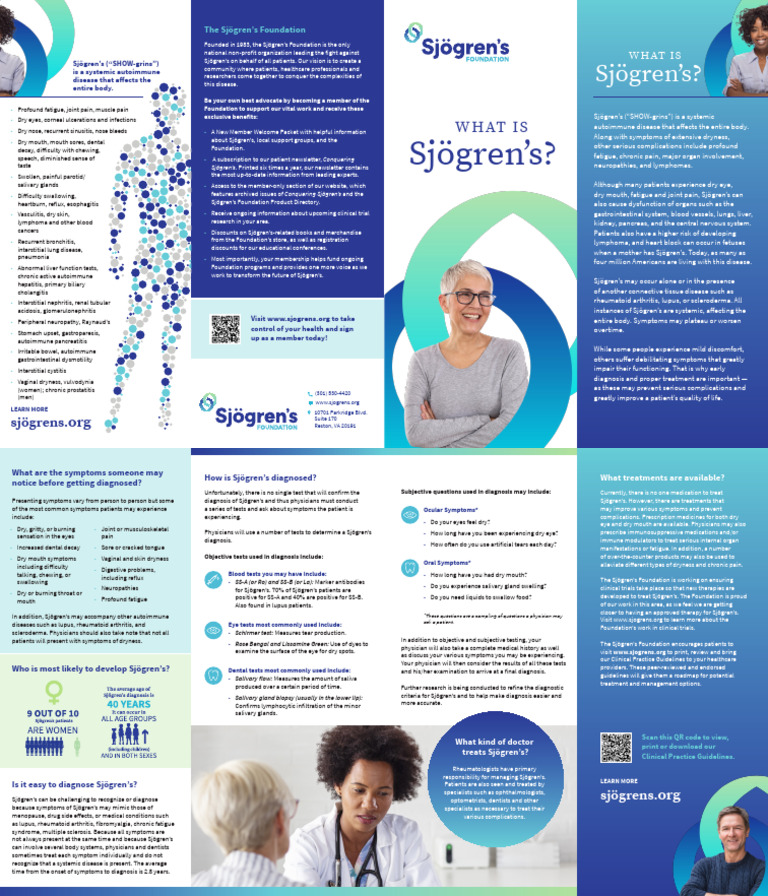Understanding Sjögren’s Disease | PDF | Diseases And Disorders ...