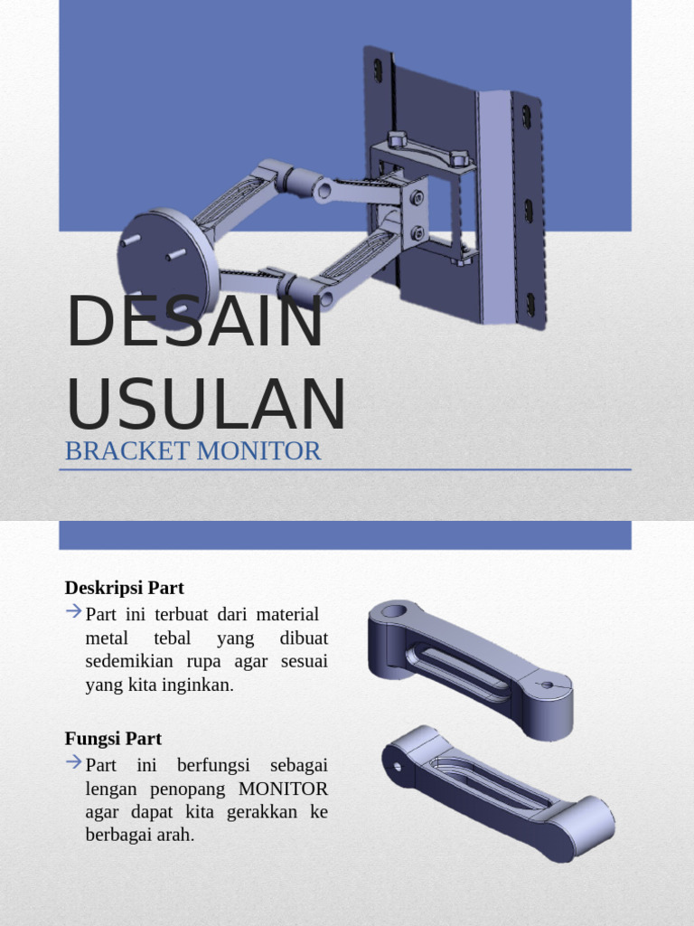 Bracket Monitor Usulan | PDF