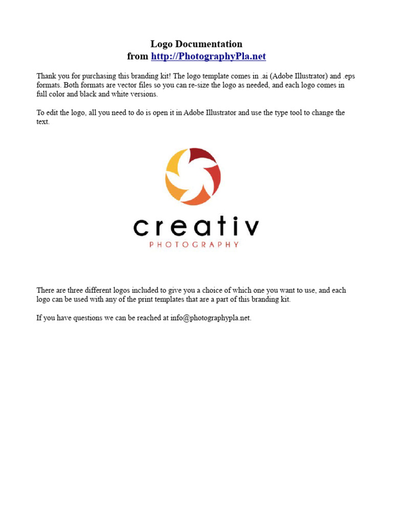 Logo Kit Usage Instructions | PDF