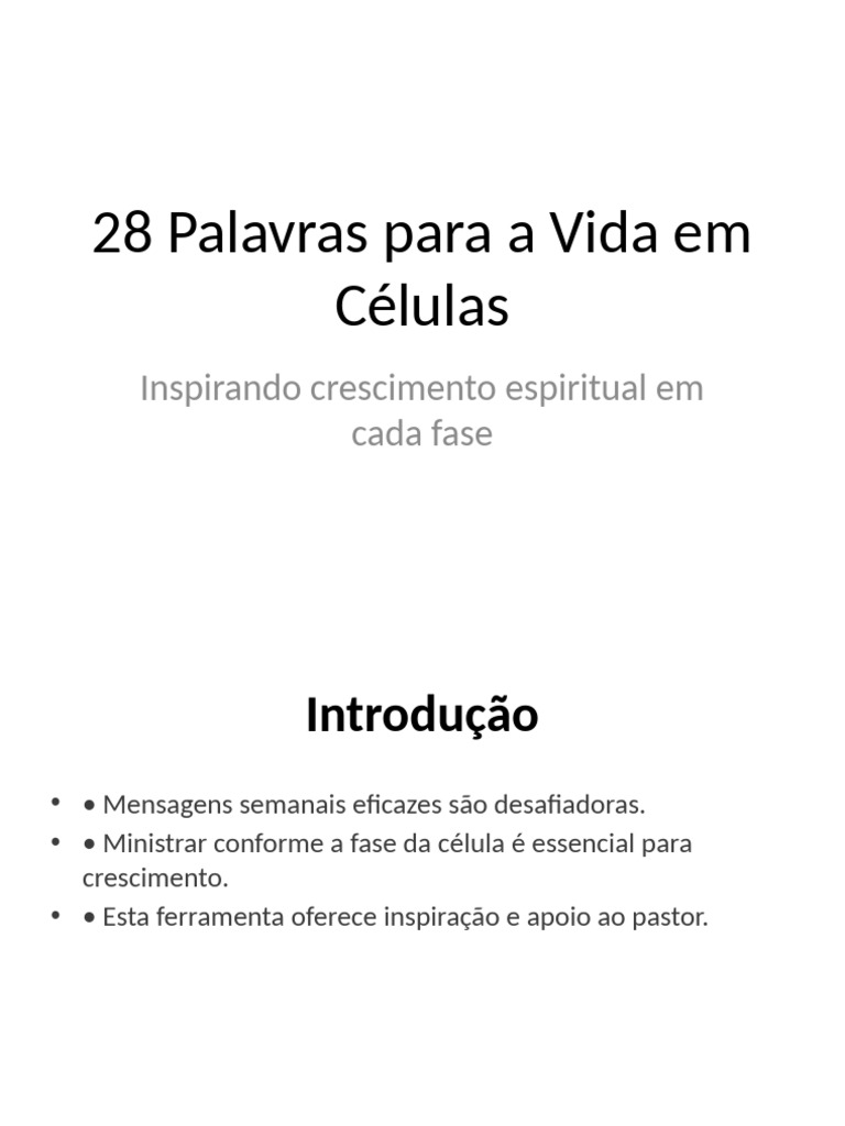 28_palavras_celulas | PDF