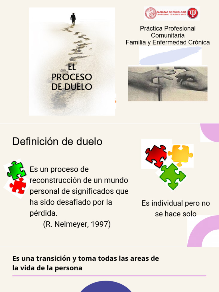 Proceso de Duelo y Enfermedad Crónica | PDF | Dolor | Las emociones