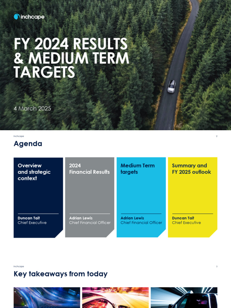 FY24 Results Medium Term Targets Presentation | PDF | Dividend | Free ...