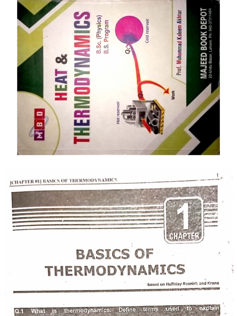 Free Thermodynamics Book PDF Download | PDF | Thermodynamics