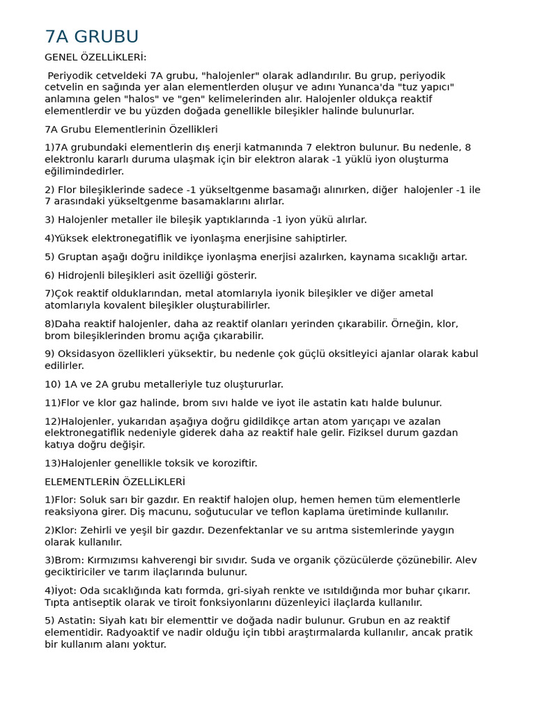 7a Grubu | PDF