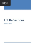 LIS Reflections: Maggie Willis