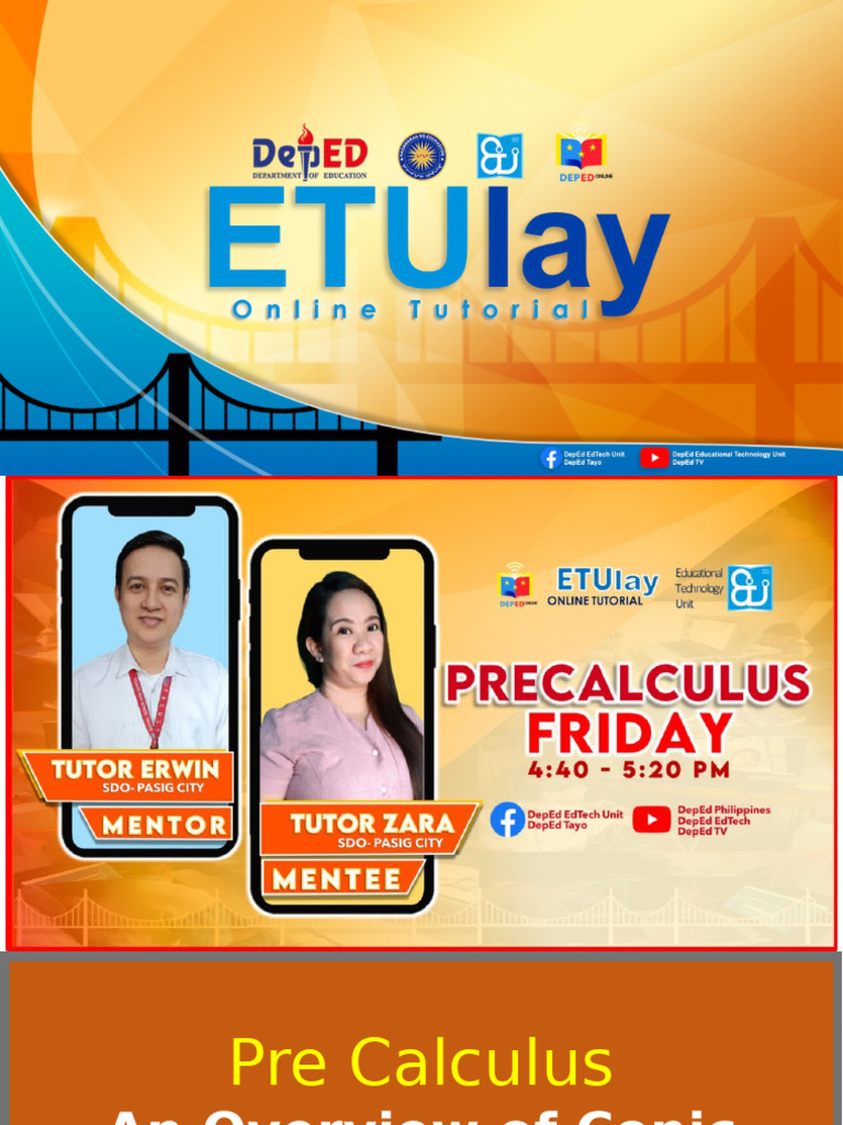 Conic Sections Overview in Precalculus | PDF | Ellipse | Circle