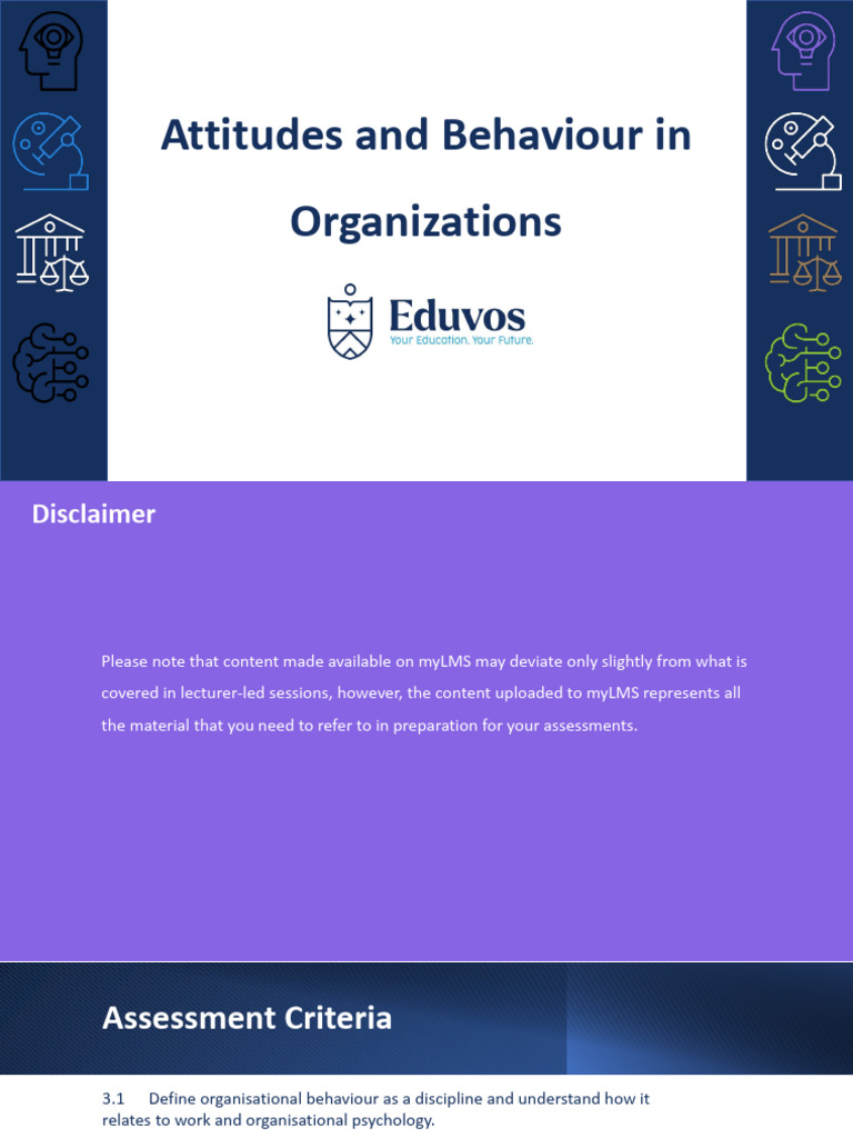 Understanding Attitudes in Organizations | PDF | Attitude (Psychology ...