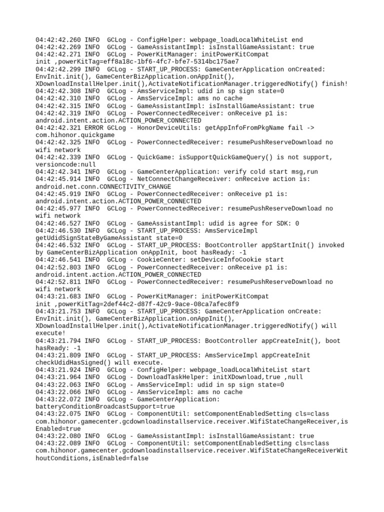 GameCenter Application Startup Logs | PDF | Hypertext Transfer Protocol ...