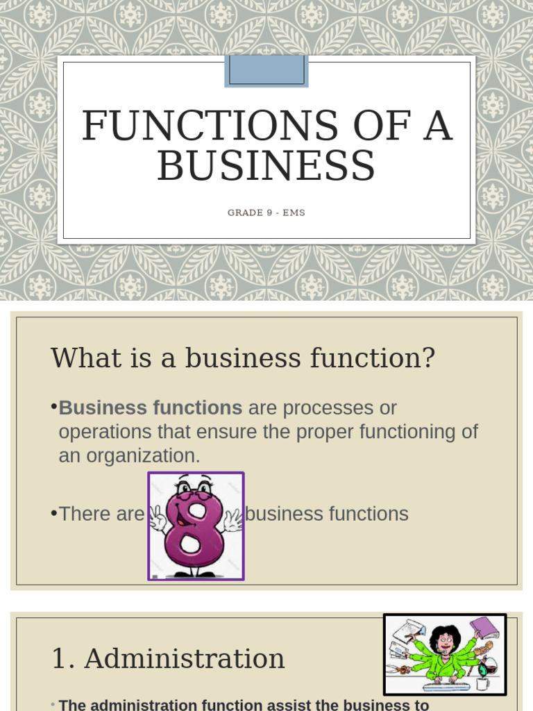 Key Business Functions Explained | PDF | Business Economics | Economies