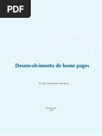 MATERIAL IMPRESSO Desenvolvimento de Home Pages