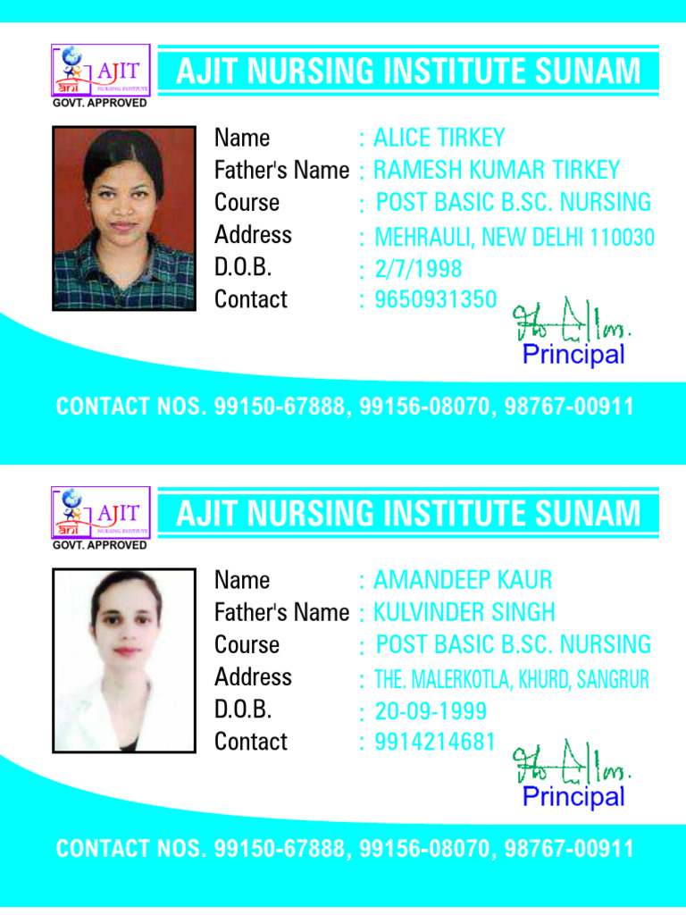 Ajit Nursing Institute Student List | PDF