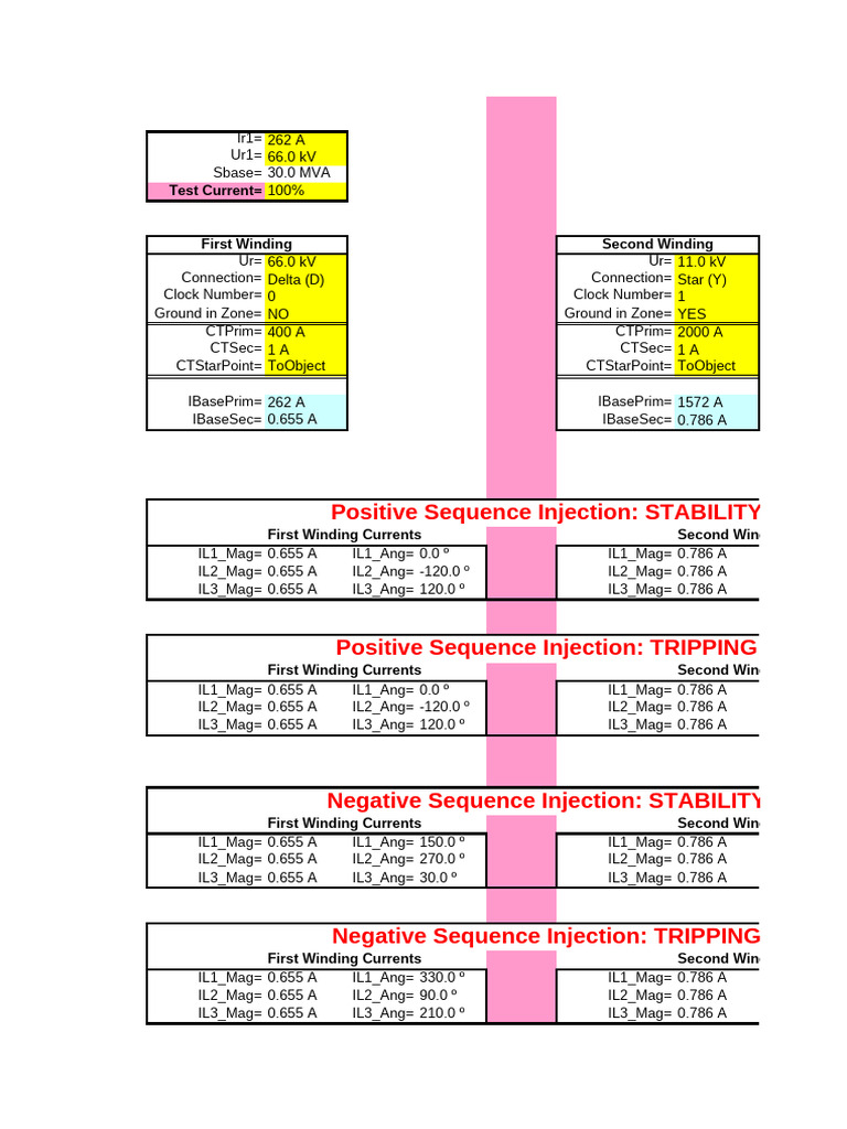 Trafo Diff Testing (Sequences) | PDF | Electrical Engineering ...