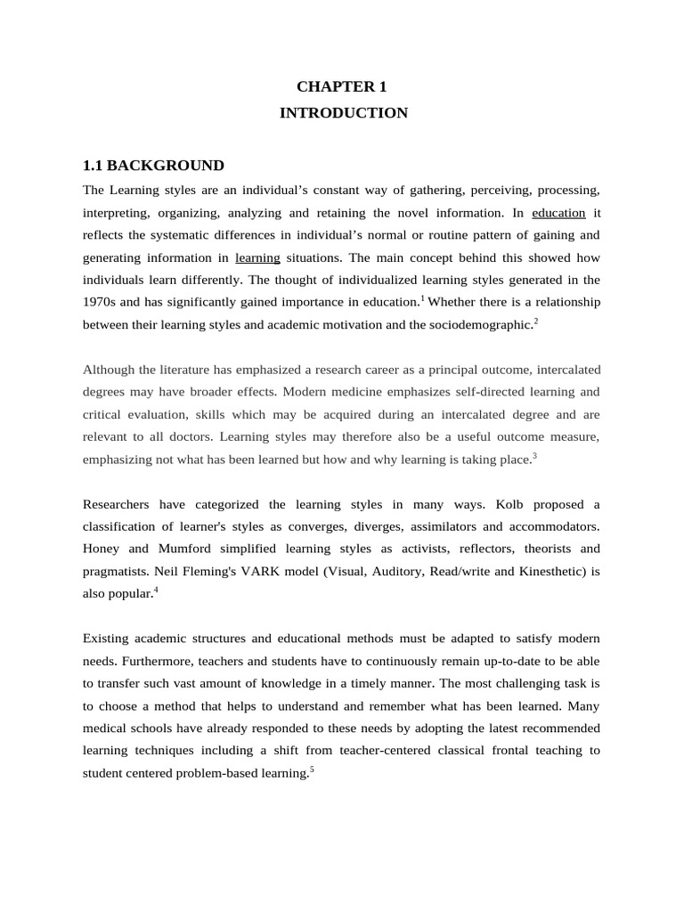 Learning Styles and Study Habits in Medical Education | PDF | Learning ...