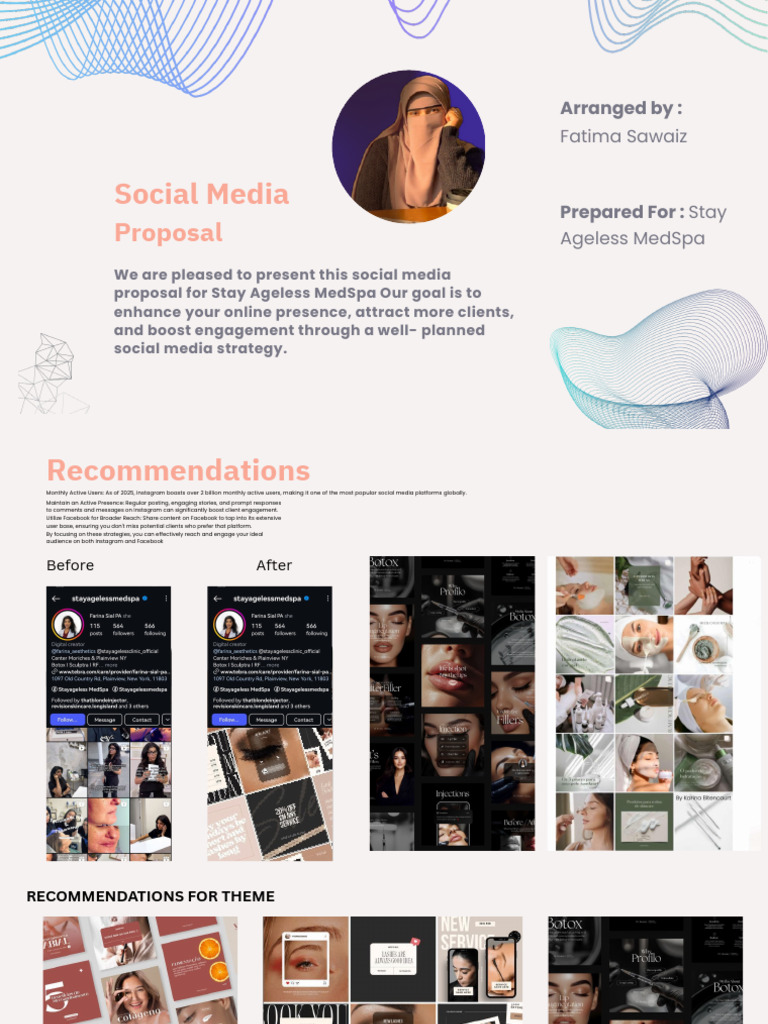 Social Media Strategy Proposal for MedSpa | PDF | Search Engine ...