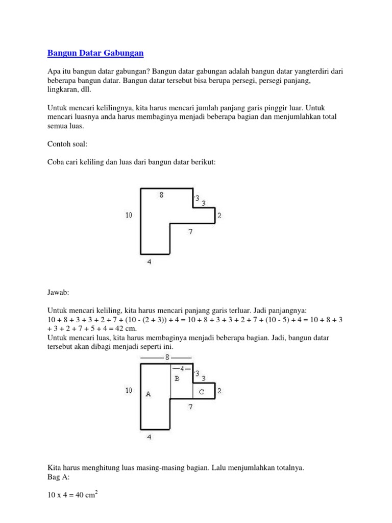 Bangun Datar Gabungan