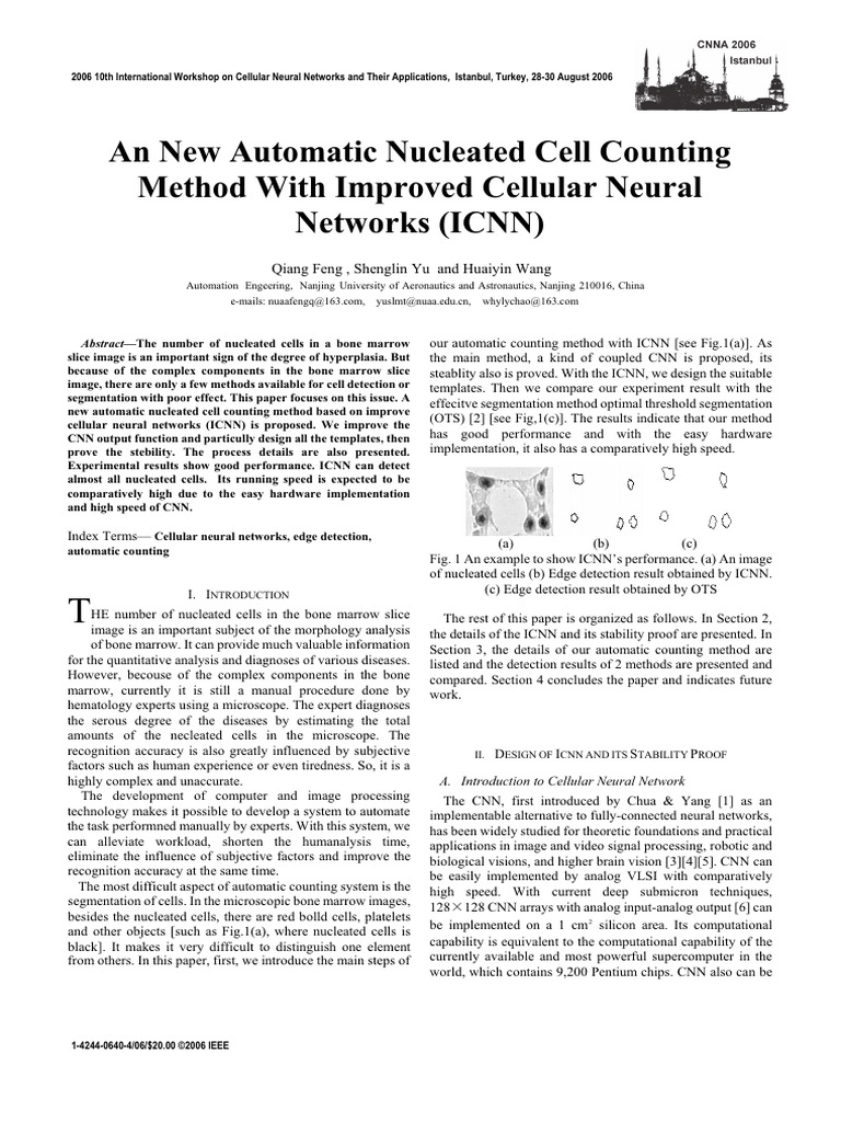 Automatic Nucleated Cell Counting Method | PDF | Image Segmentation