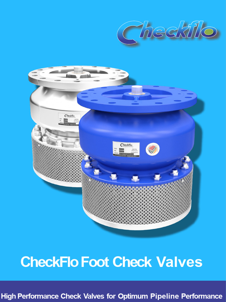 CheckFlo Foot Check Valve 2021 TruFlo - 0 | PDF | Valve | Pipe (Fluid ...