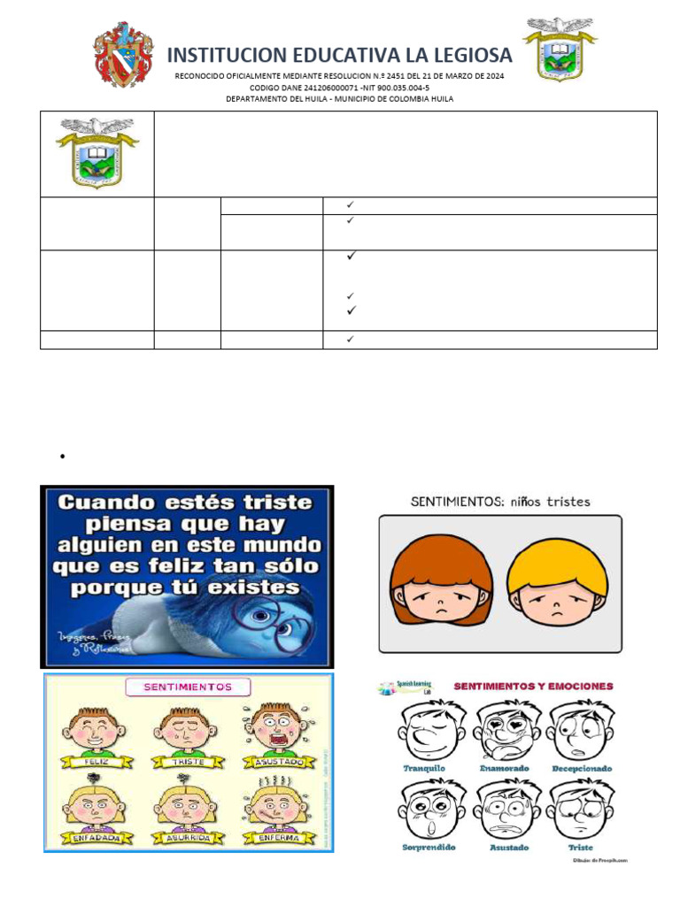 Plan de Clases sobre Emociones en Niños | PDF | Ira | Las emociones