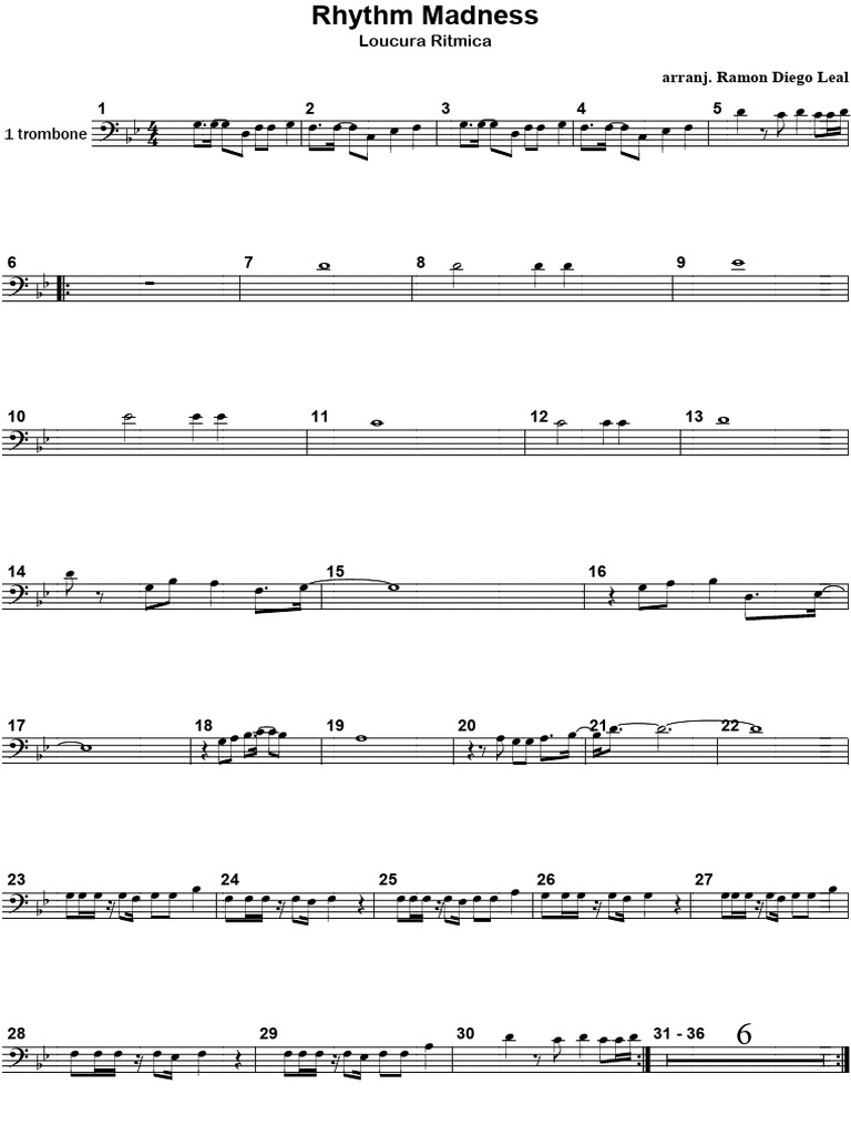 Trombone 1 | PDF
