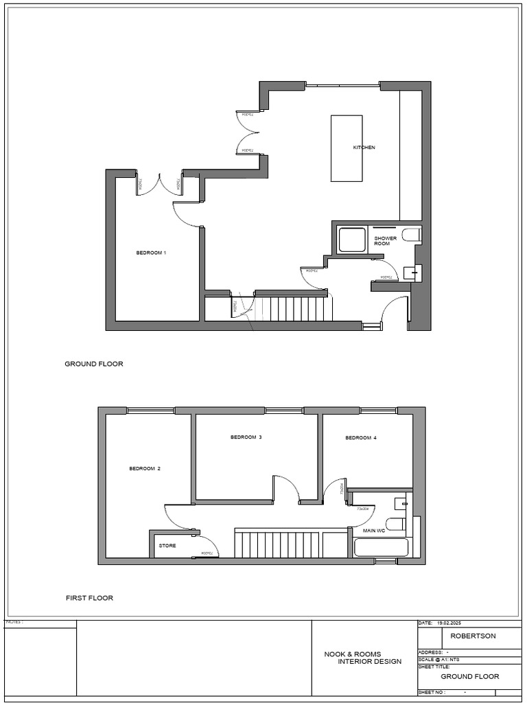 Interior Design Layout for Robertson | PDF | Home | Room