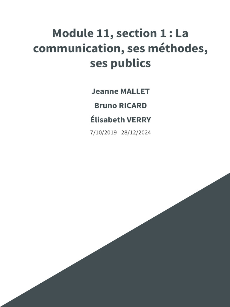 Communication et réutilisation des archives | PDF | Archives | la ...