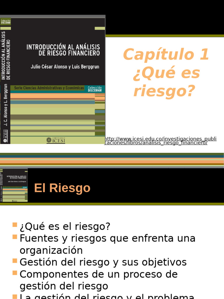 Introducción a la Gestión del Riesgo | PDF | Estadísticas | Riesgo