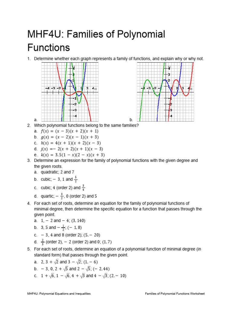 Quartic Polynomial Functions Guide | PDF | Abstract Algebra | Algorithms