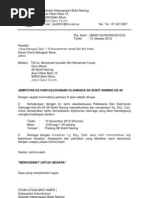 Cth surat memohon sponsor