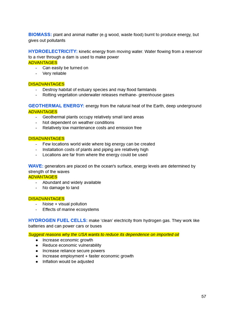 Geography IGCSE 2021 22 Full Notes - pdf-58 | PDF