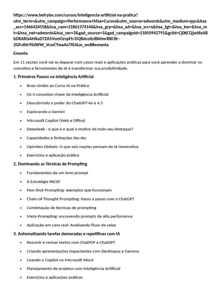 Dominando o Prompt PACEF em IA | PDF | Inteligência artificial ...