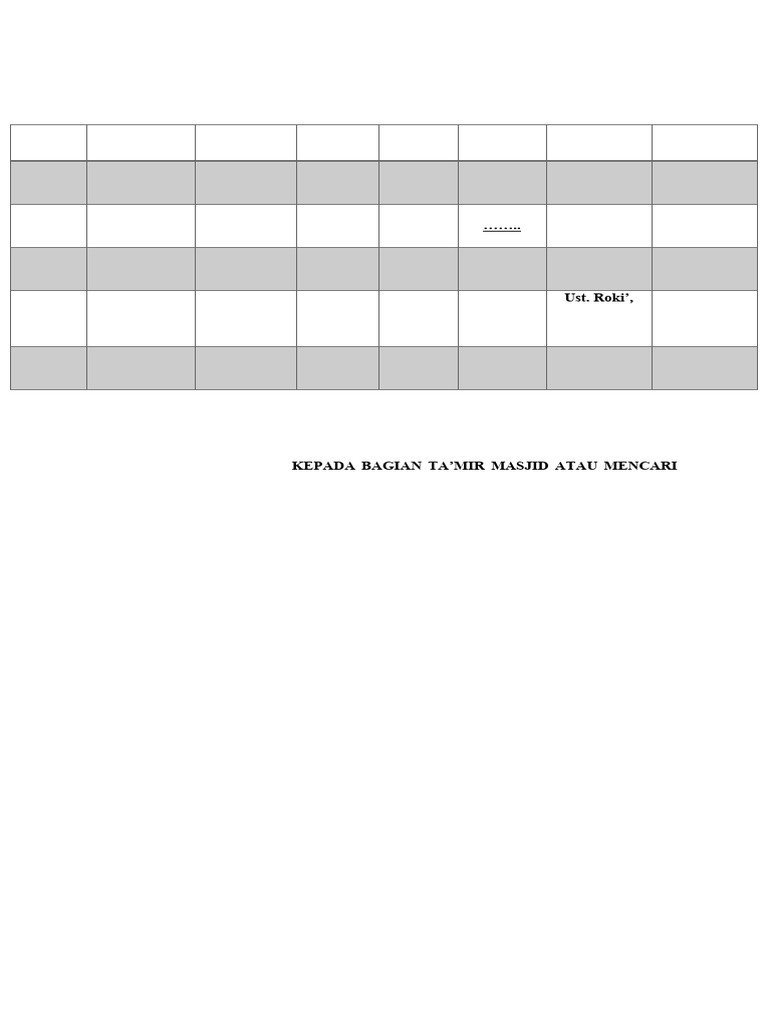 Jadwal Imam Sholat Rawatib Sementara Pdf