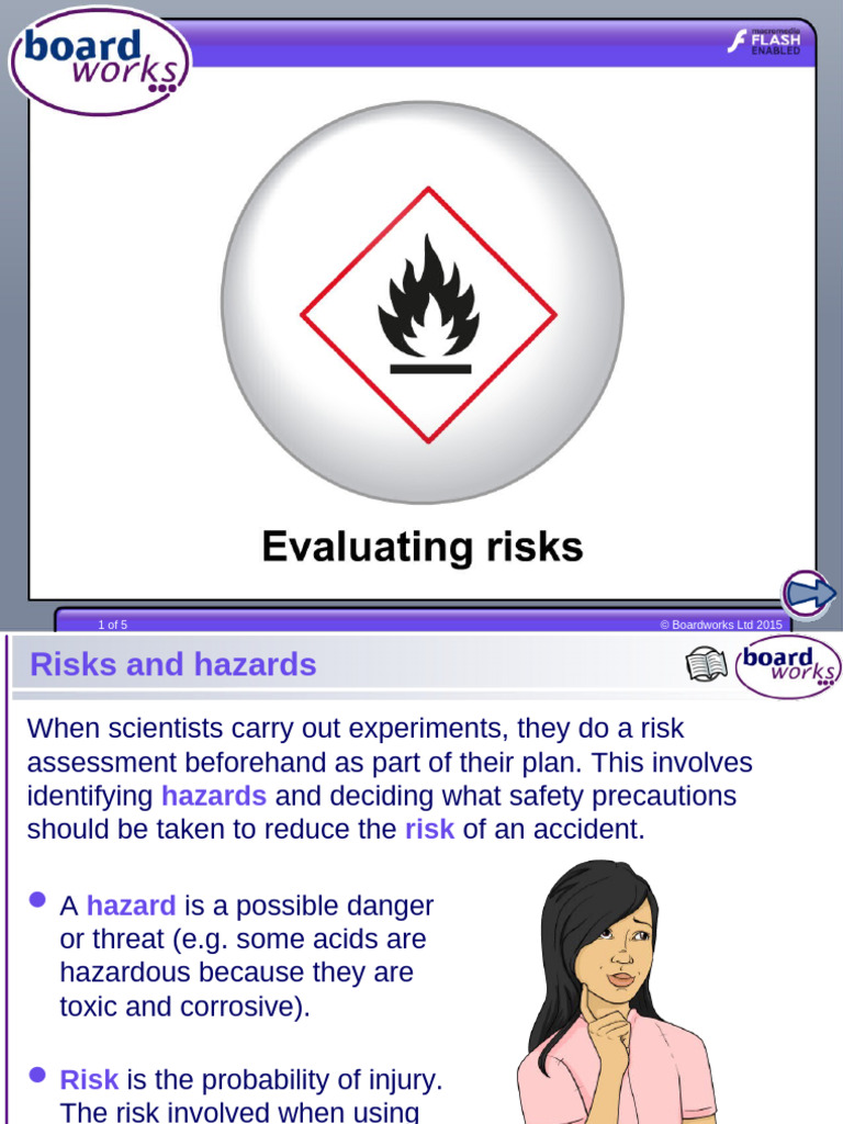 Risk Assessment in Laboratory Safety | PDF