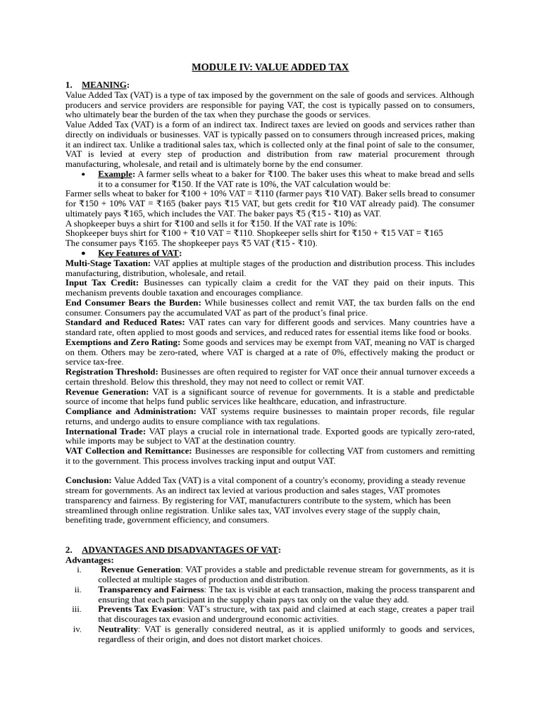 Understanding Value Added Tax (VAT) | PDF | Value Added Tax | Taxes