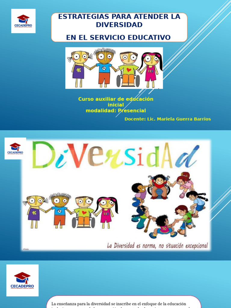 Estrategias para la Diversidad Educativa | PDF | Enseñando | Educación ...