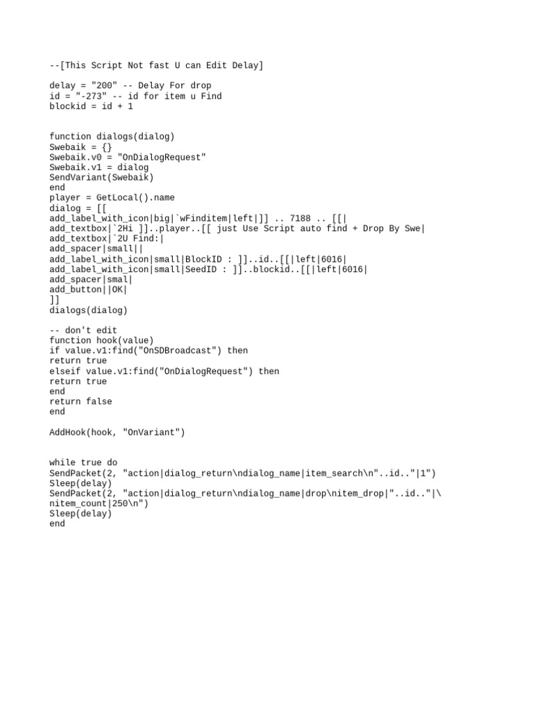 Find and Drop - Lua-1 | PDF