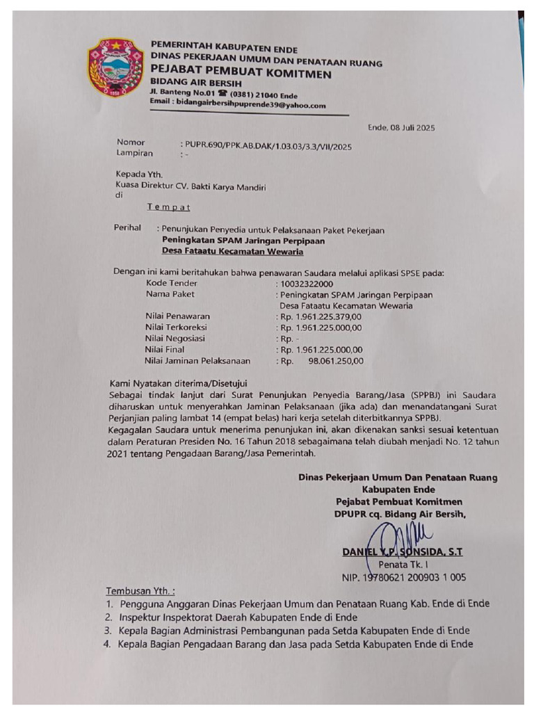SPPBJ Bakti | PDF