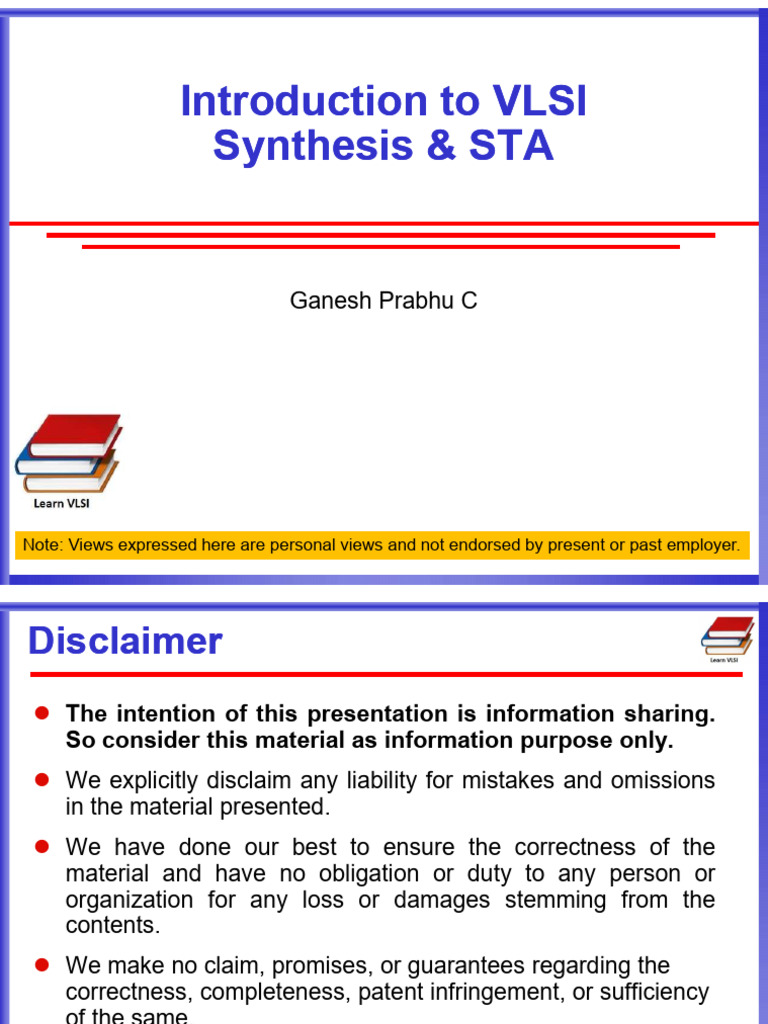 VLSI Synthesis Overview and Flow | PDF | Logic Synthesis | Logic Gate