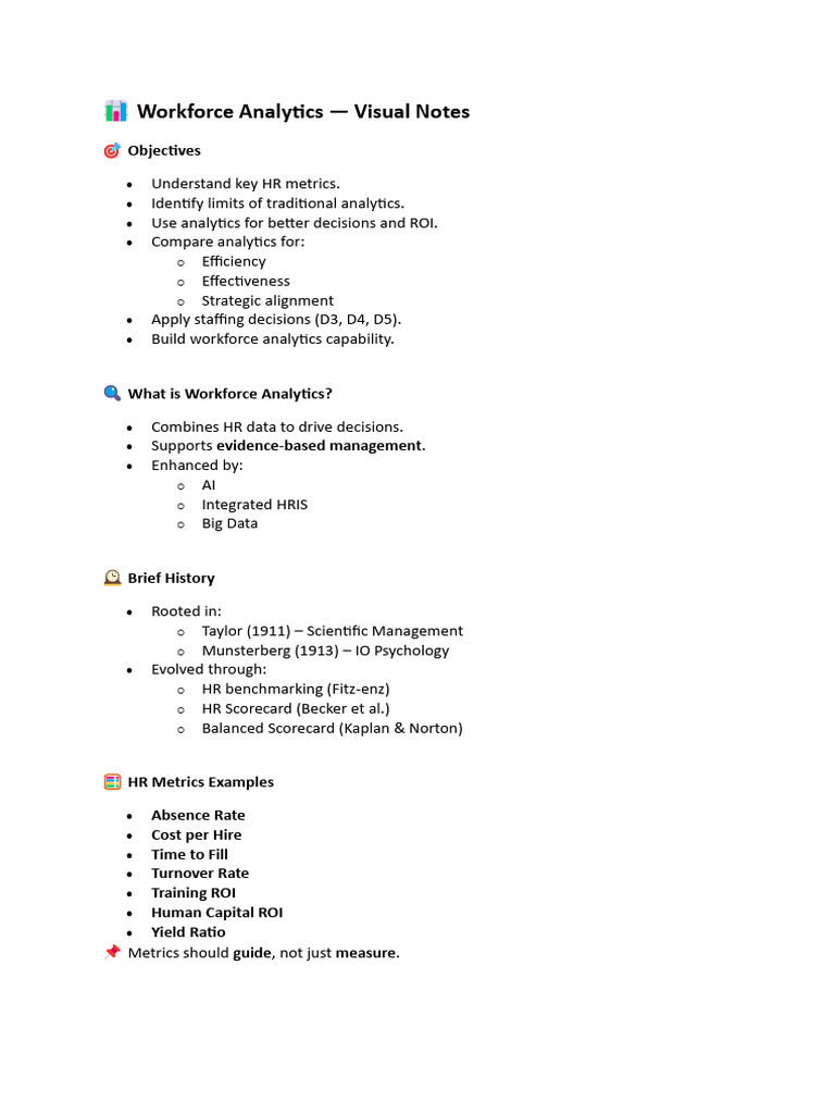 ? CHAPTER 11 - Workforce Analytics | PDF | Analytics | Performance ...