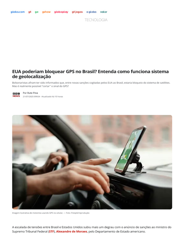 Bloqueio de GPS no Brasil: É Possível? | PDF | Sistema de ...