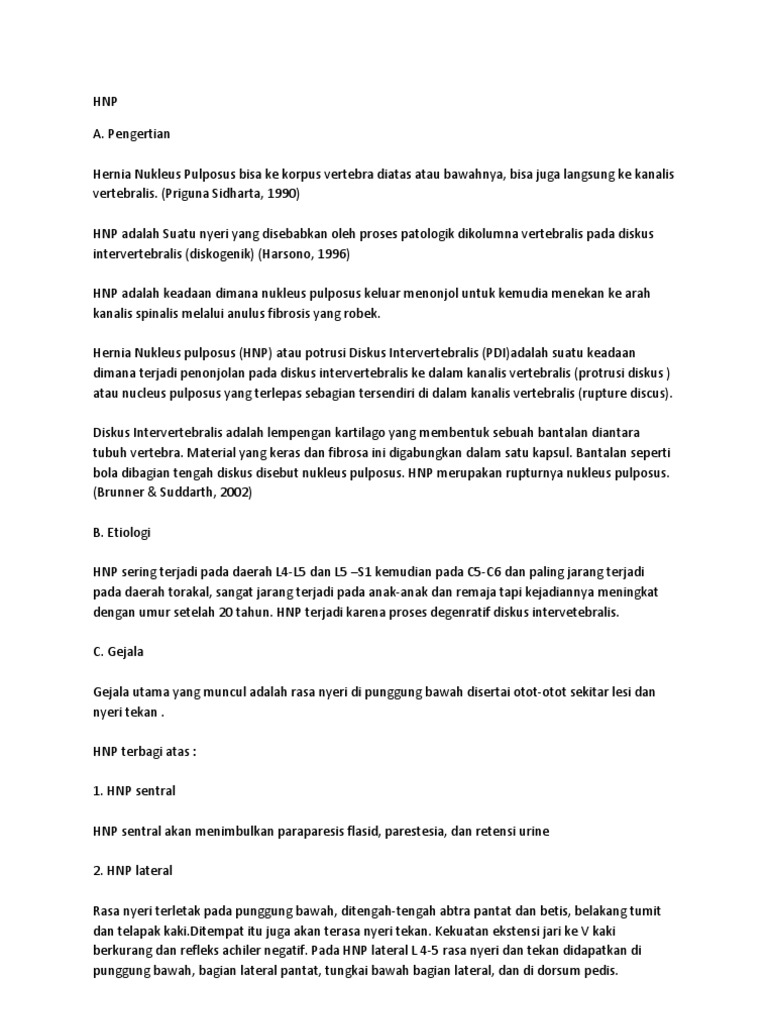 HNP | PDF