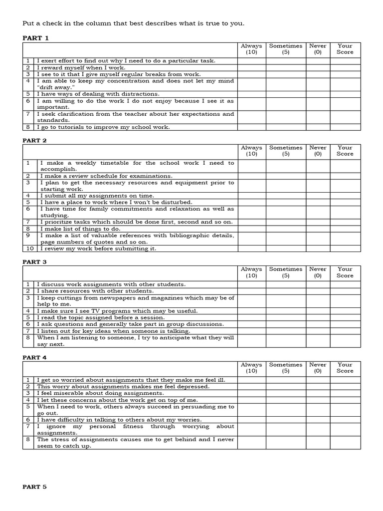 ACTIVITY 7 - Metacognition Scale | PDF | Essays | Cognition