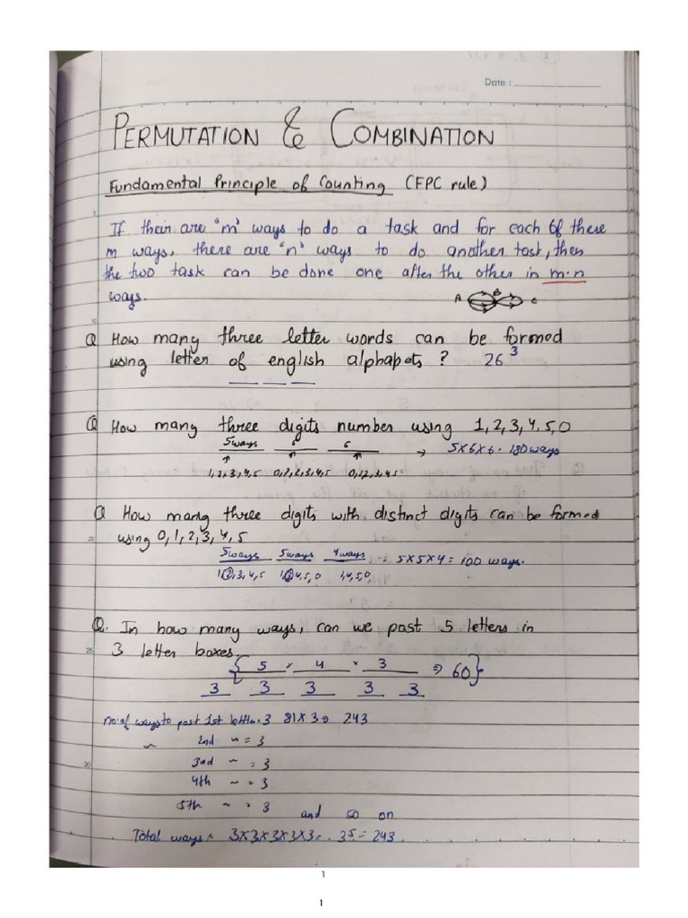 09.P&C - Class Notes | PDF