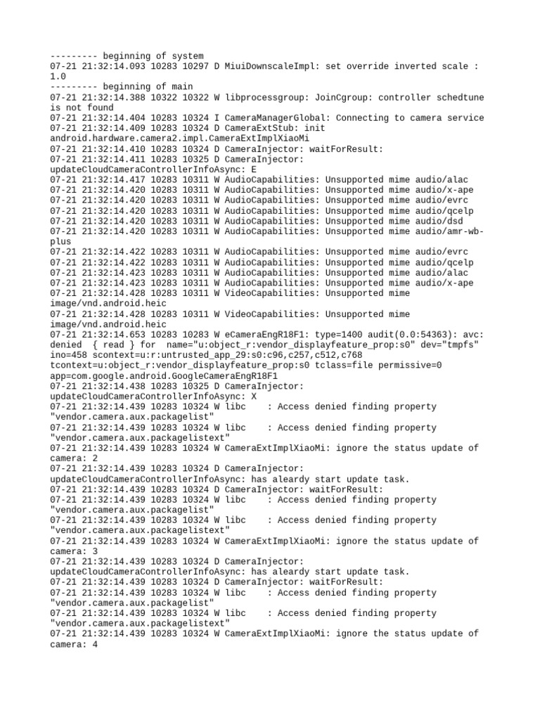 Log Cat 1753111934363 | PDF | Computing | Computer Programming