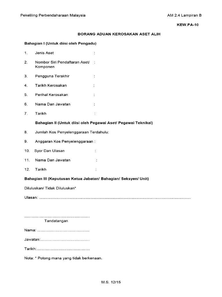 Kew Pa-10 | PDF