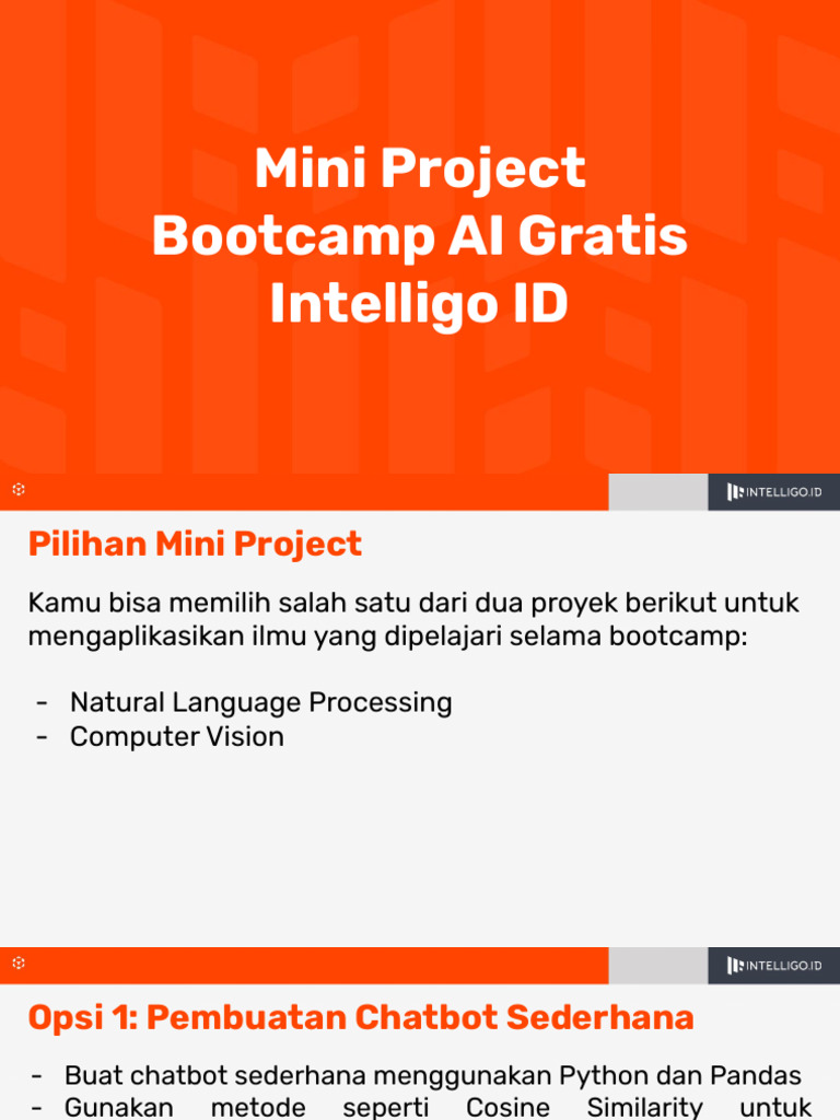 Proyek Mini AI: Chatbot & CNN | PDF
