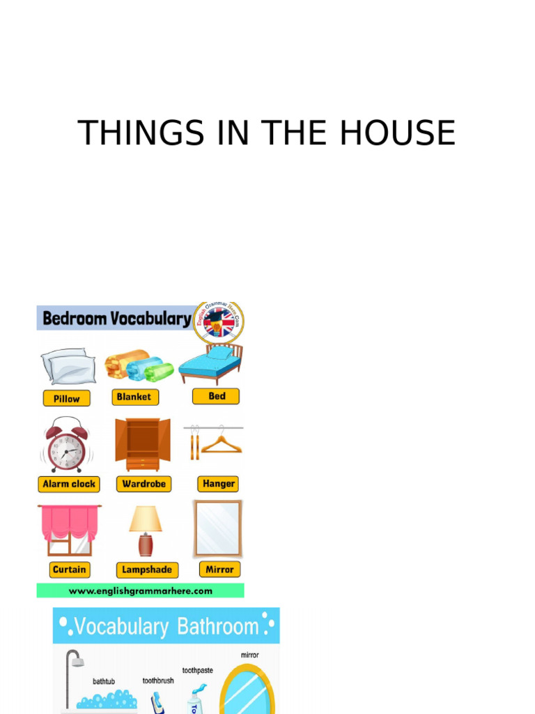 Things in The House | PDF