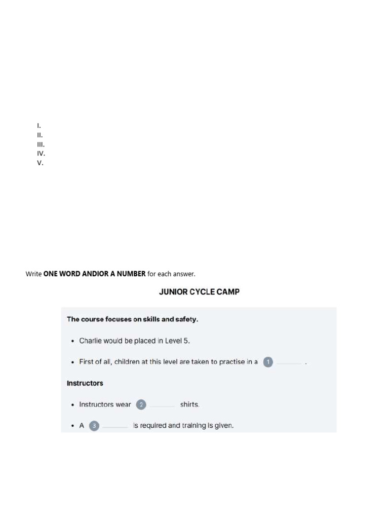 Cambridge 16 Listening Test 3 Answers | PDF