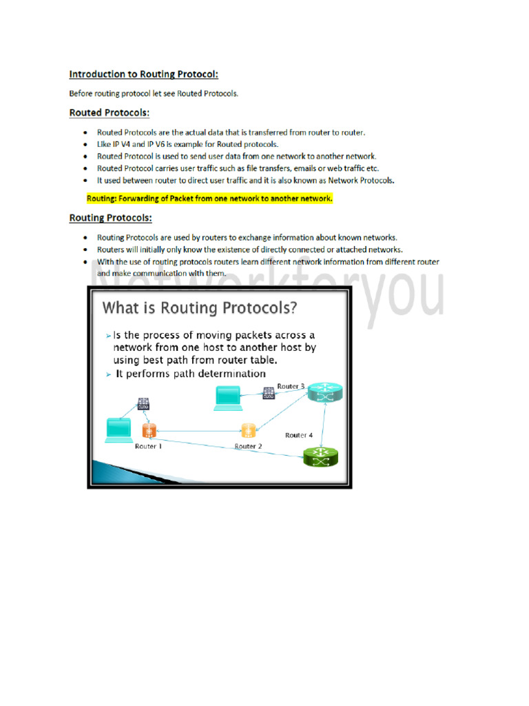 Introduction To Routing | PDF